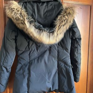 Andrew Marc Fur Hooded Down Jacket